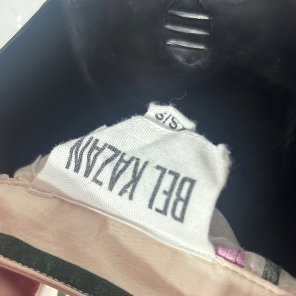 Bel Kazan Anthropologie women’s xs/s puff sleeve striped mini kaftan dress - Picture 7 of 8